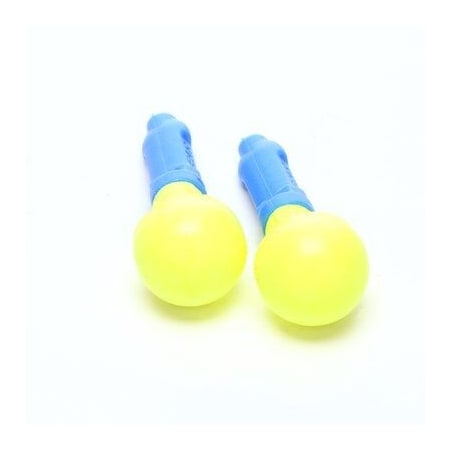3M Disposable Ear Plugs, Pod Shape, 28 dB, Blue/Yellow, 1 PR 80529-18000